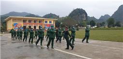 Sôi nổi từ những ngày đầu huấn luyện chiến sĩ mới
